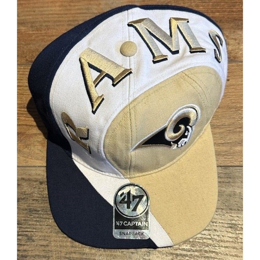 RAMS 47 Captain Adjustable Cap Hat NFL RARE - Picture 2 of 10